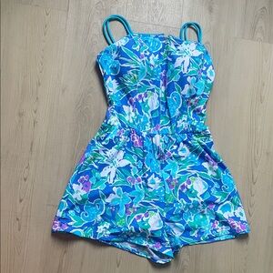Sea Waves One Piece Swimsuit / Spandex